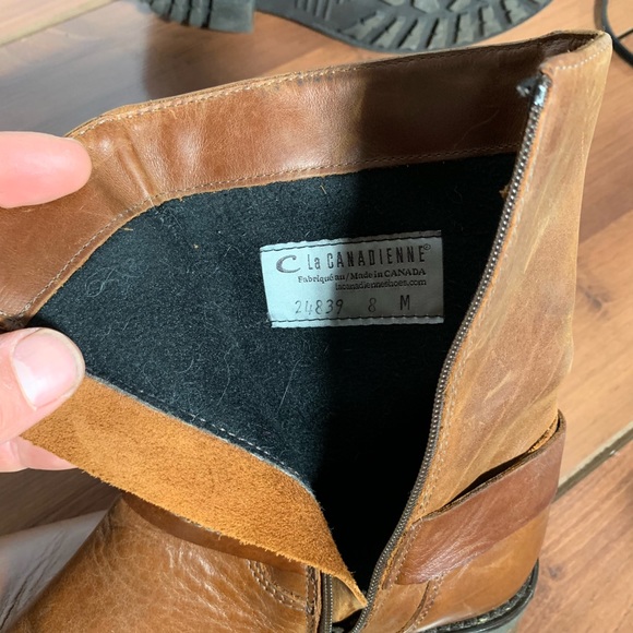 La canadienne leather winter ankle booties - Picture 9 of 9